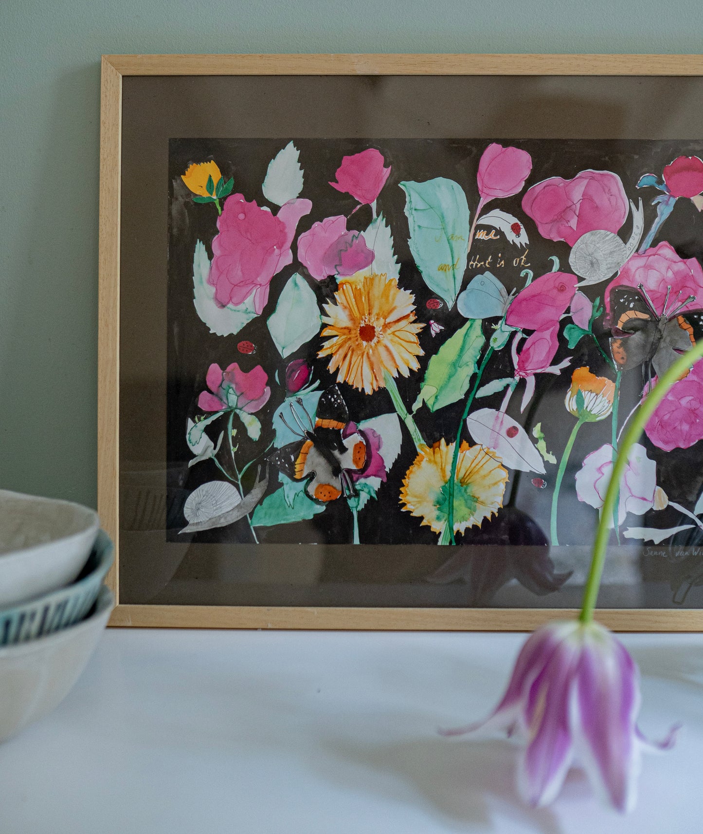 Painting Solace in the Garden