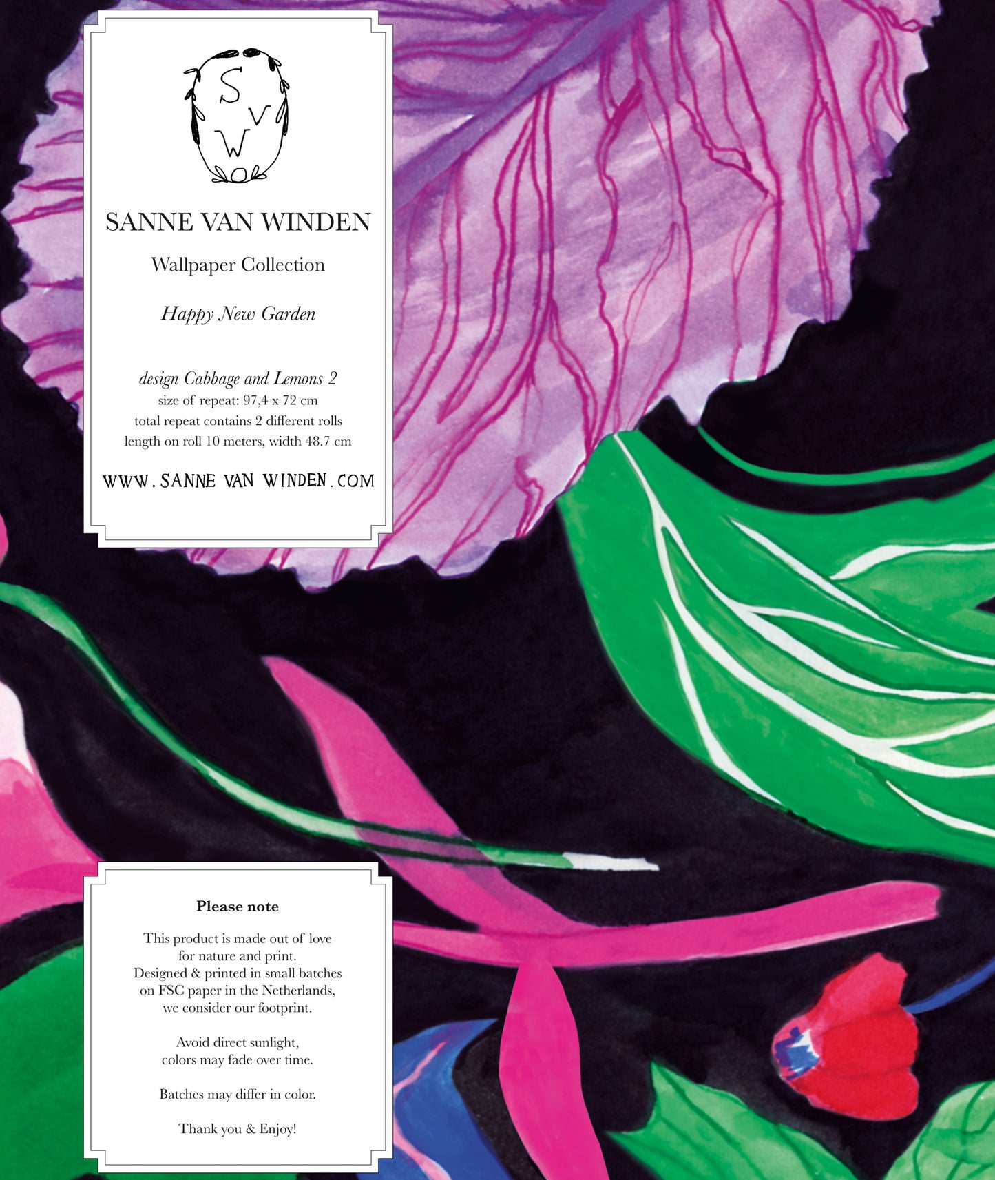 Wallpaper Cabbage and Lemons 10M